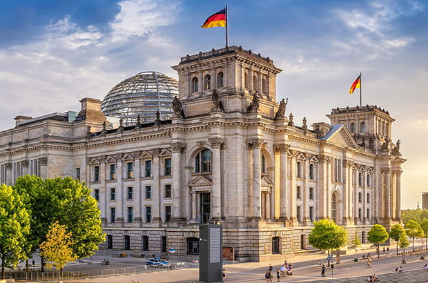 blue activity Bundestag